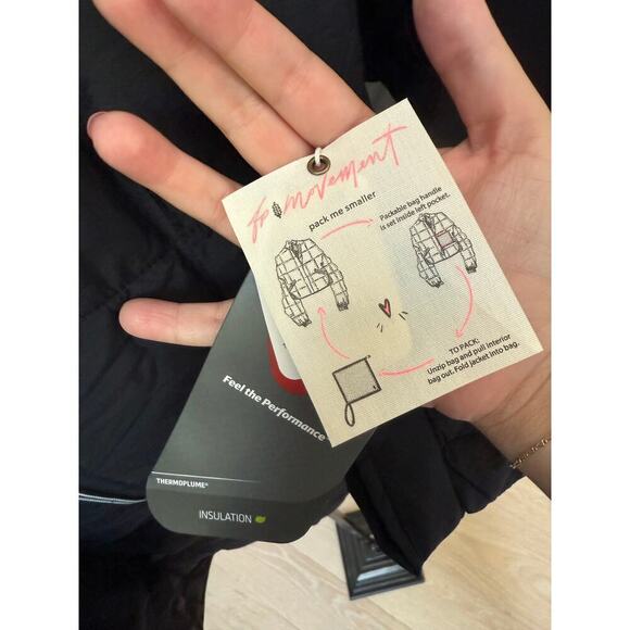 FP Movement x Hatch Women's Black Pippa Packable Puffer Jacket Size S - Picture 8 of 9